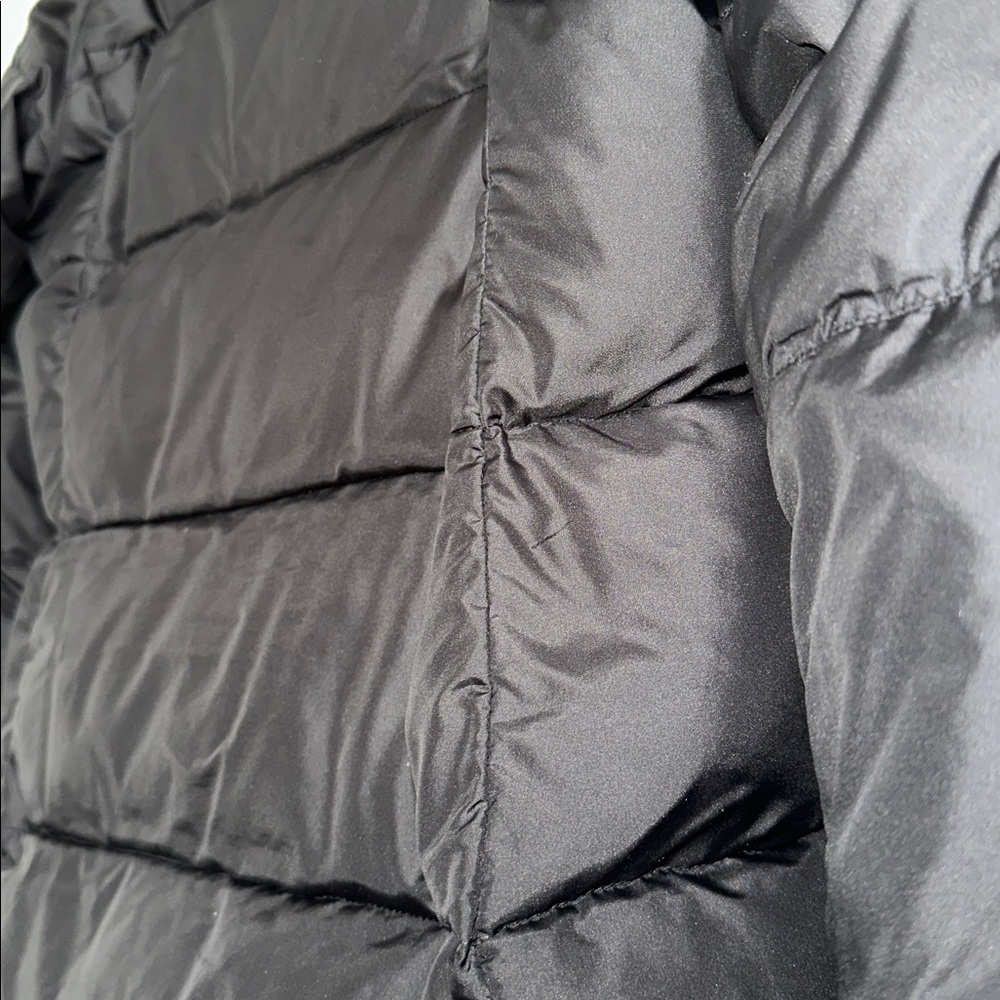 J. Crew Black and Tan Puffer Jacket size medium - Picture 8 of 12